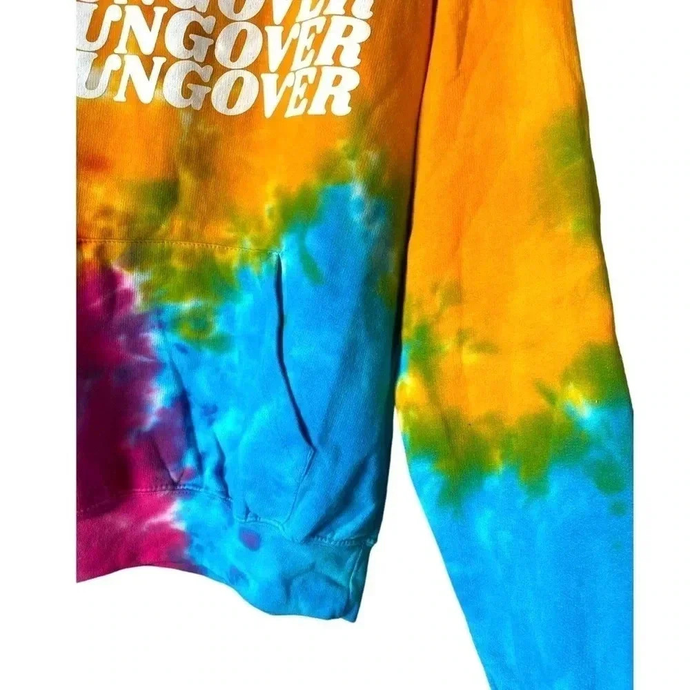 COLORTONE | Vibrant Tie & Dye Colortone Hungover Hoodie Size S (NWOT) - Picture 5 of 10
